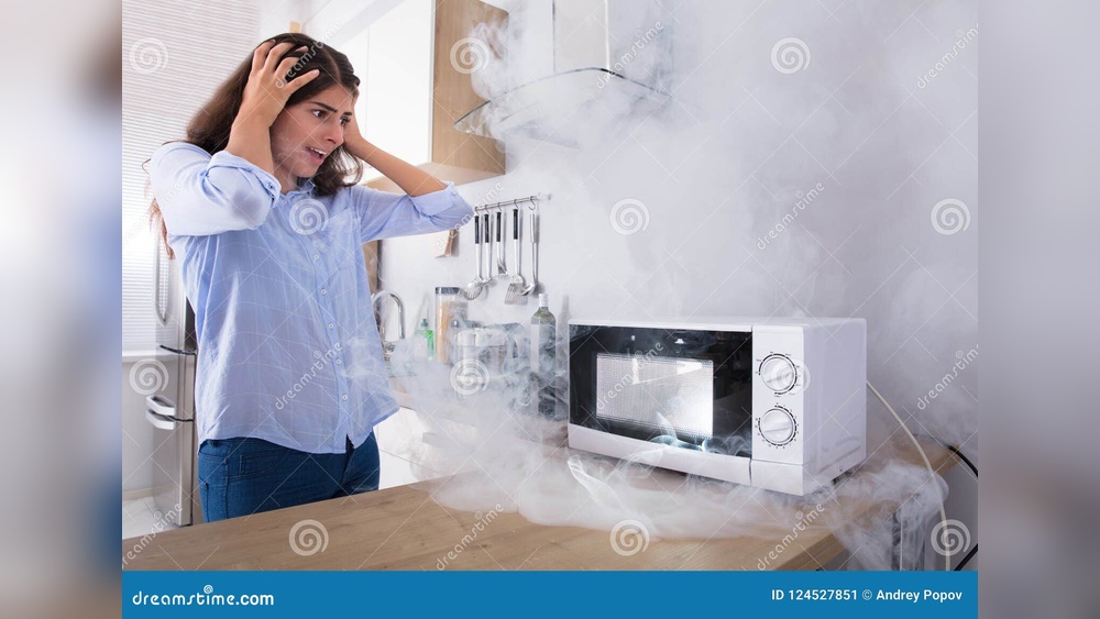 why is my microwave smoking.jpg
