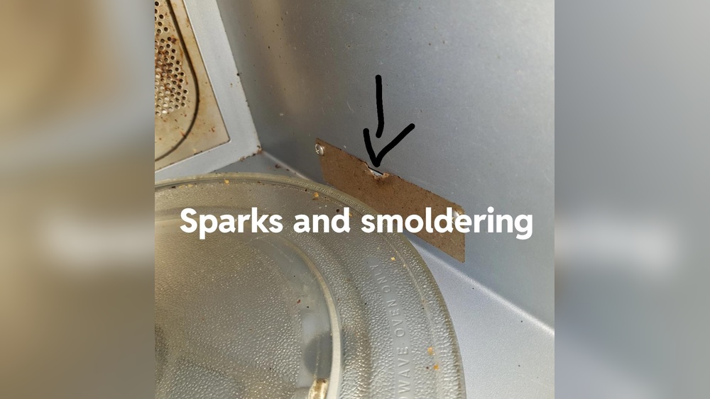 why is my microwave sparking without metal.jpg